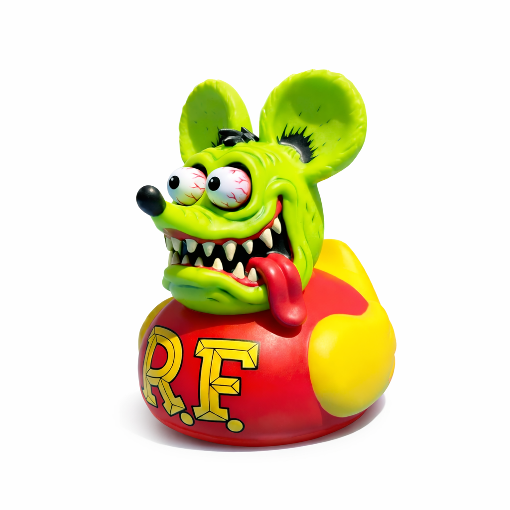🐭 Rat Fink Rubber Duck Kustom Garage Edition Collectible