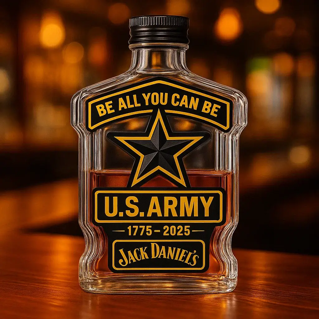 U.S.Army 250th Anniversary Commemorative Whiskey Bottle