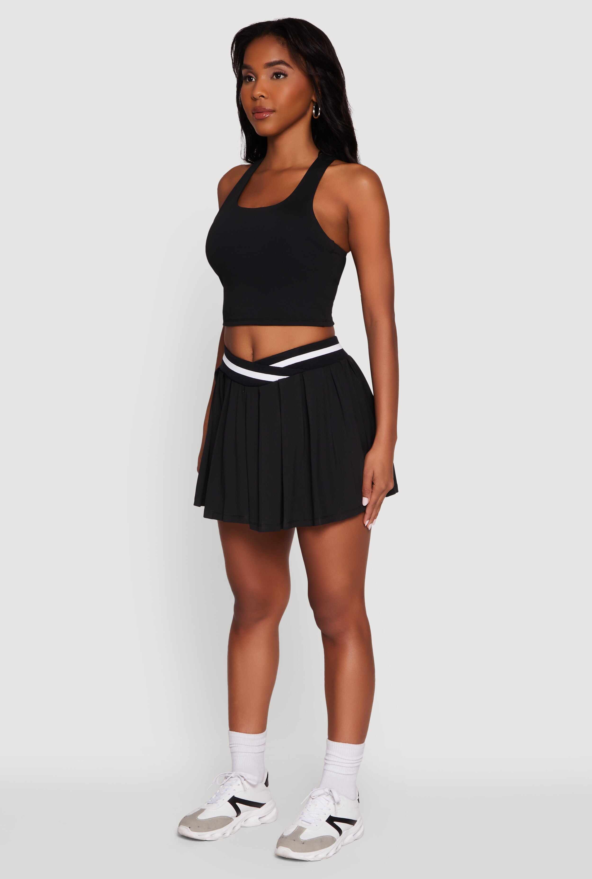 Racerback Scoop Neck Crop Top
