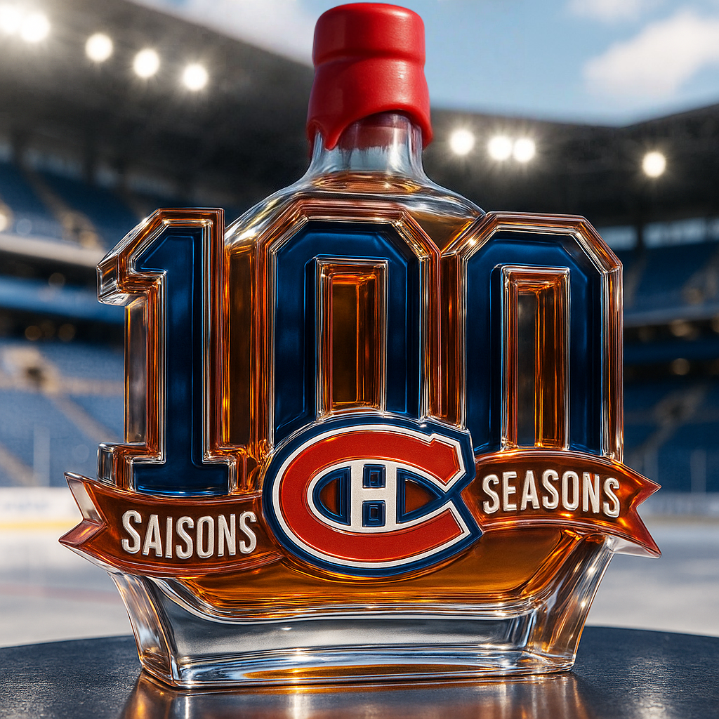 Montreal Canadiens Commemorative Whiskey Bottle