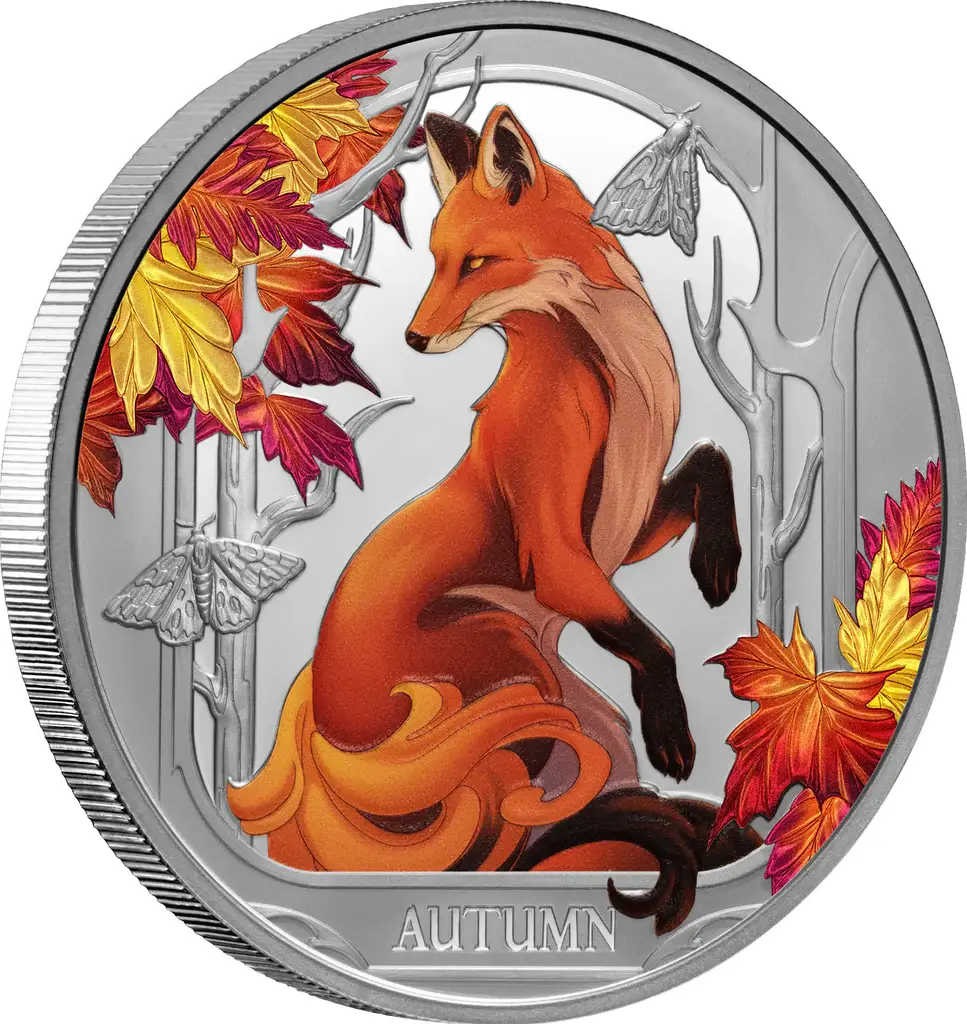 Seasons 2024 $1 Autumn 1oz Silver Proof Coin