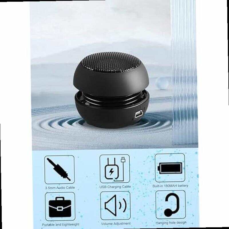 Portable Mini Speaker USB Wired Small Speakers with 3 5mm Aux Input Jack Travel Speakers for Laptop Computer MP3 Player Speaker for Mobile Phone MP3 PC