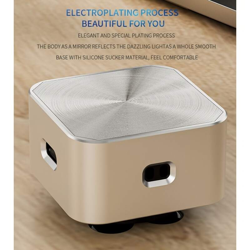 Wireless TWS Speaker | Compact, High-Fidelity Sound, 360° Surround Sound, Sleek Metallic Shell, USB Type-C Charging, Dynamic Audio Experience for Computers