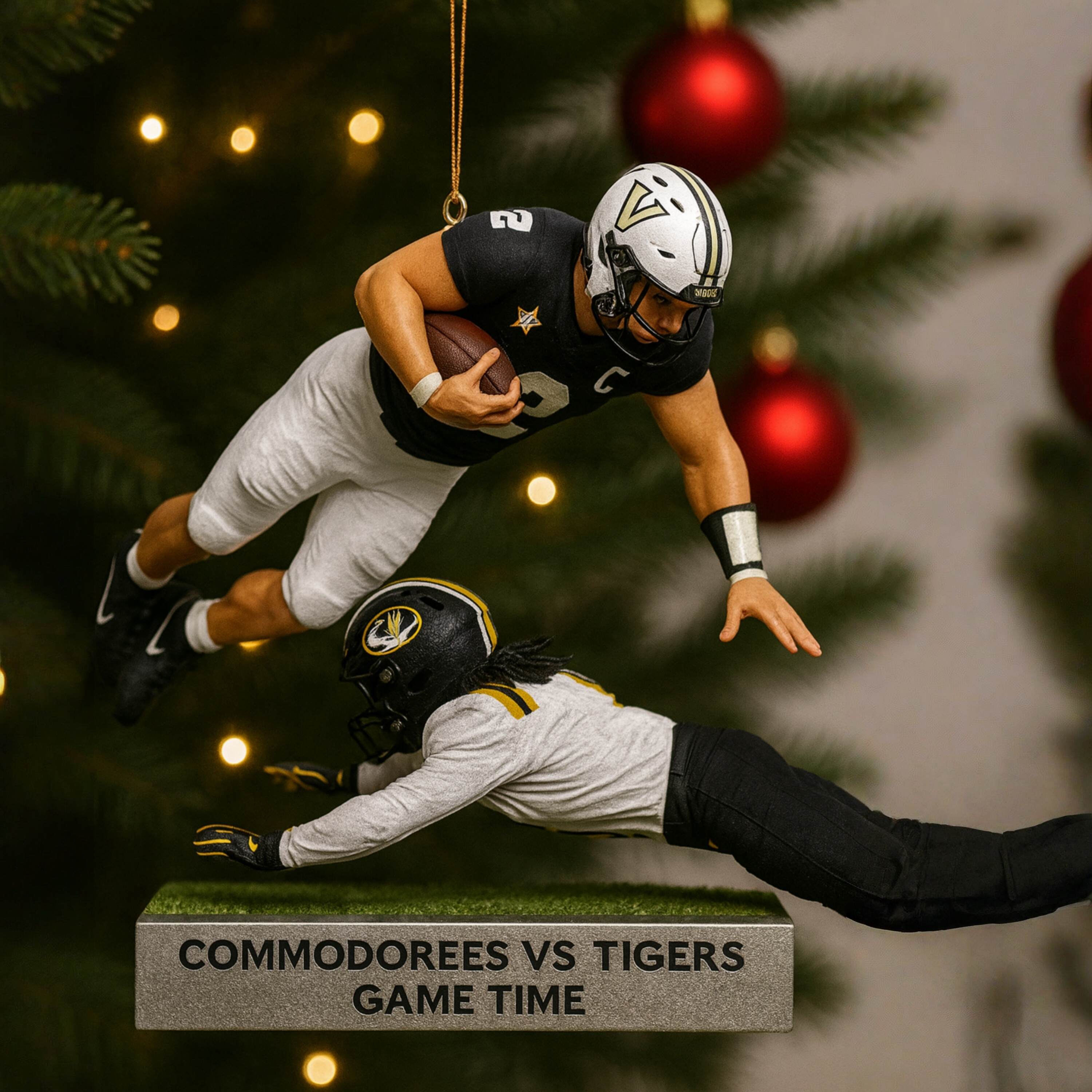Vanderbilt Commodores “Anchor Down Celebration” Christmas Ornament