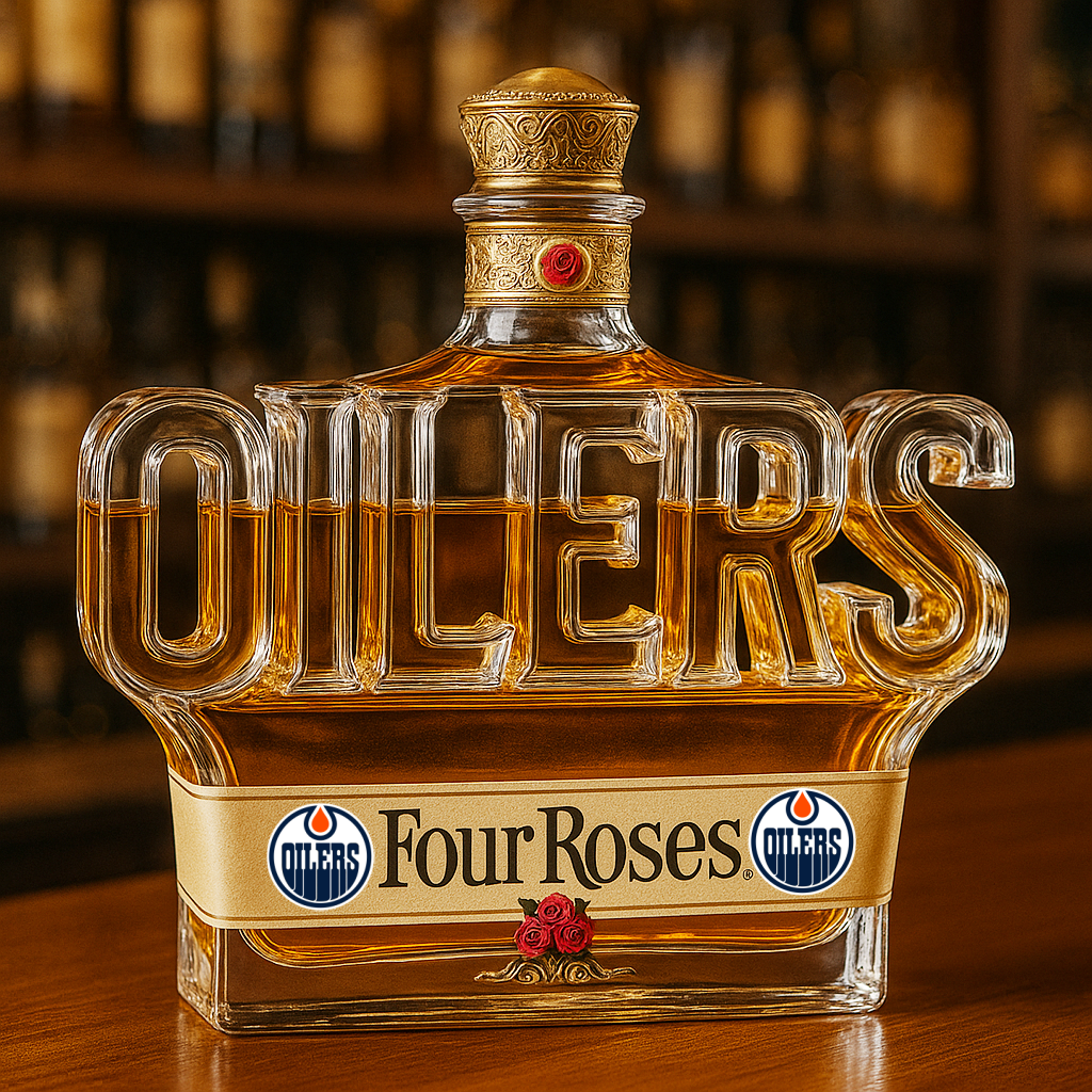 OILERS Whiskey Bottle