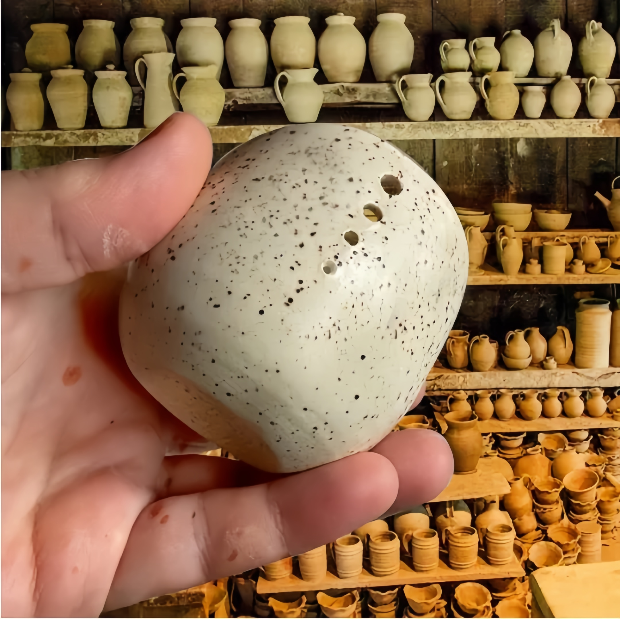 Earthenware Herb/Coriander Stripper