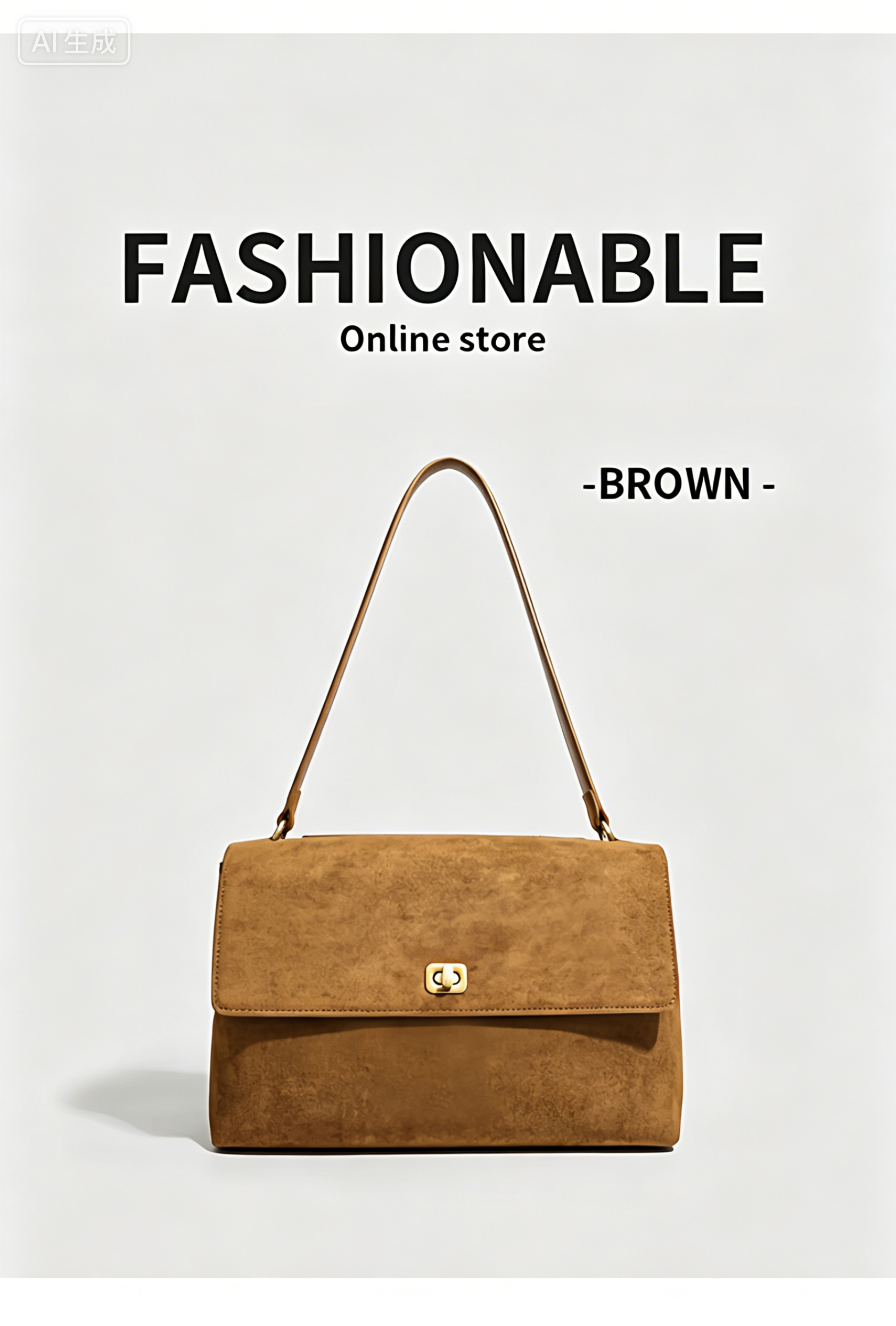 Fashionable womenbag with cowhide leather