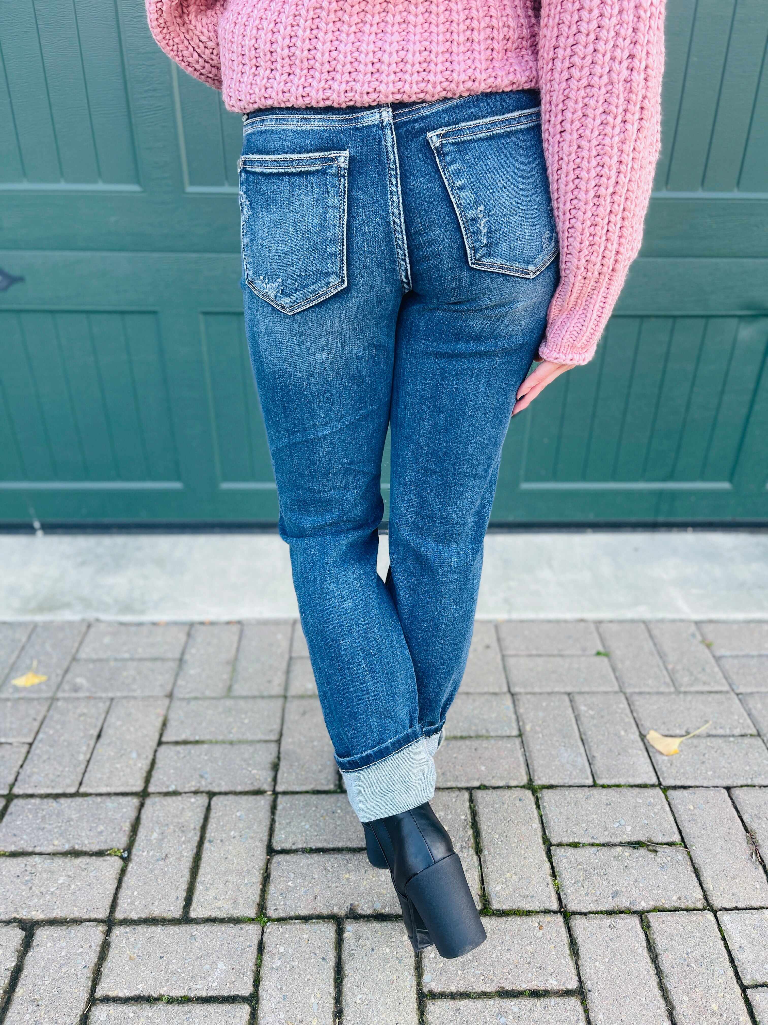 Plus/Reg Now Or Never Mid-Rise Boyfriend Jeans