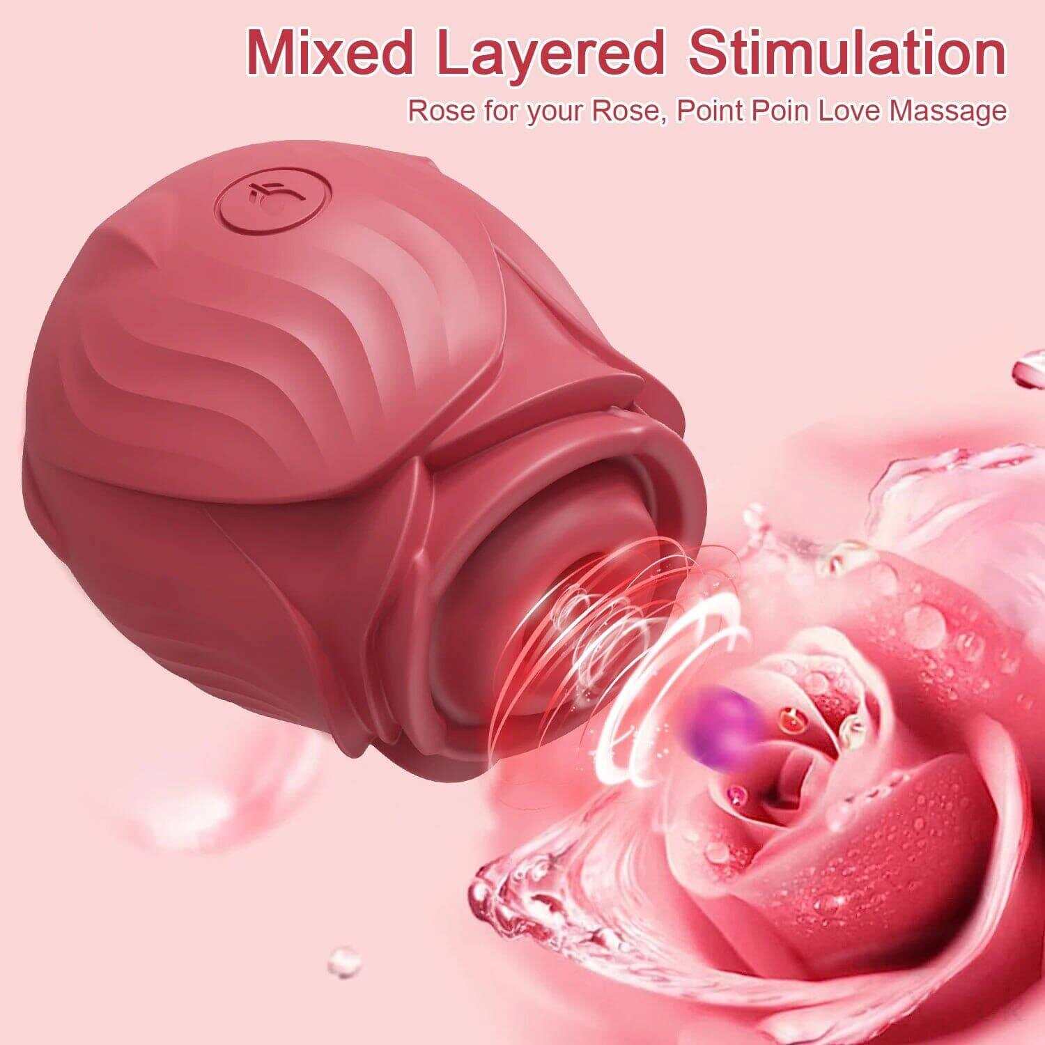 Rose Sucking Vibrator – Clit & Nipple Stimulator
