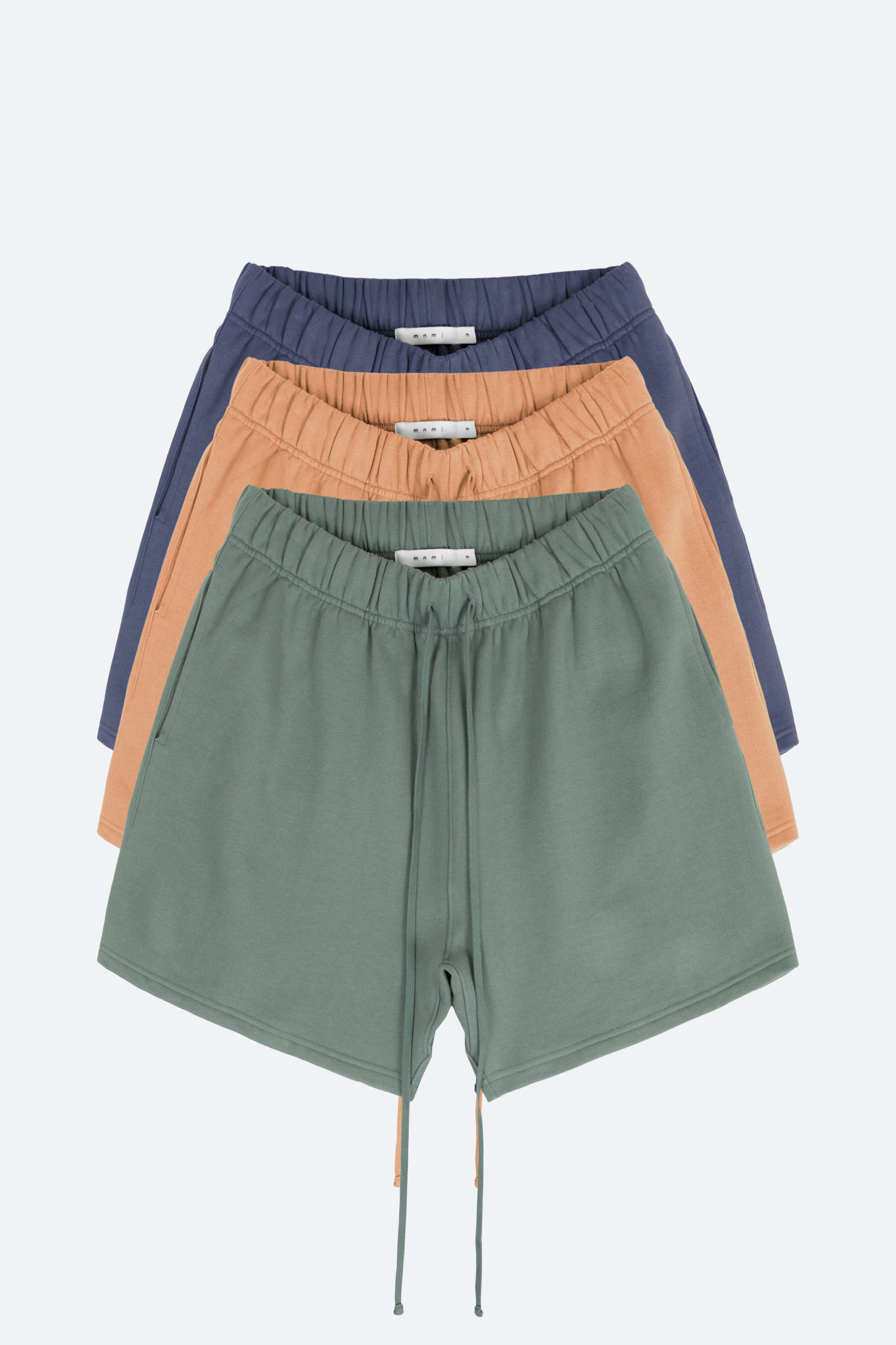 Every Day Sweatshorts 3 Pack - Dark Teal/Country Purple/Maple