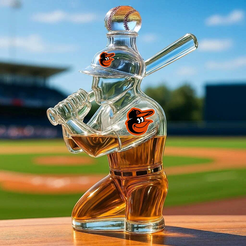 MLB Swing Whiskey Bottle