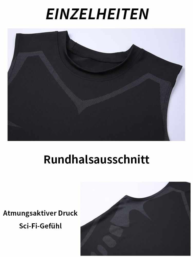 Quick-drying body shaping ionic ice undershirt