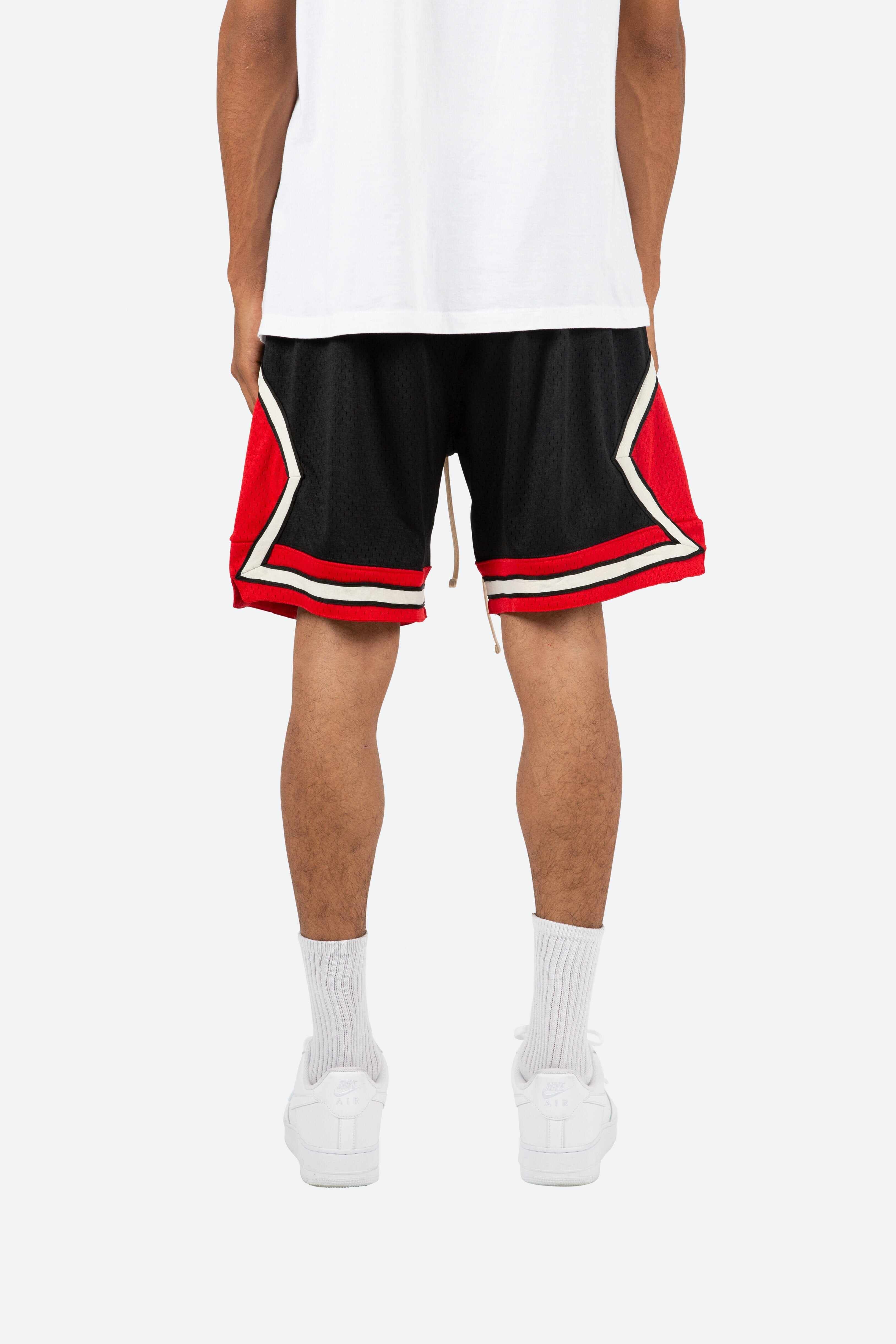 Classic Basketball Shorts - Black/Red