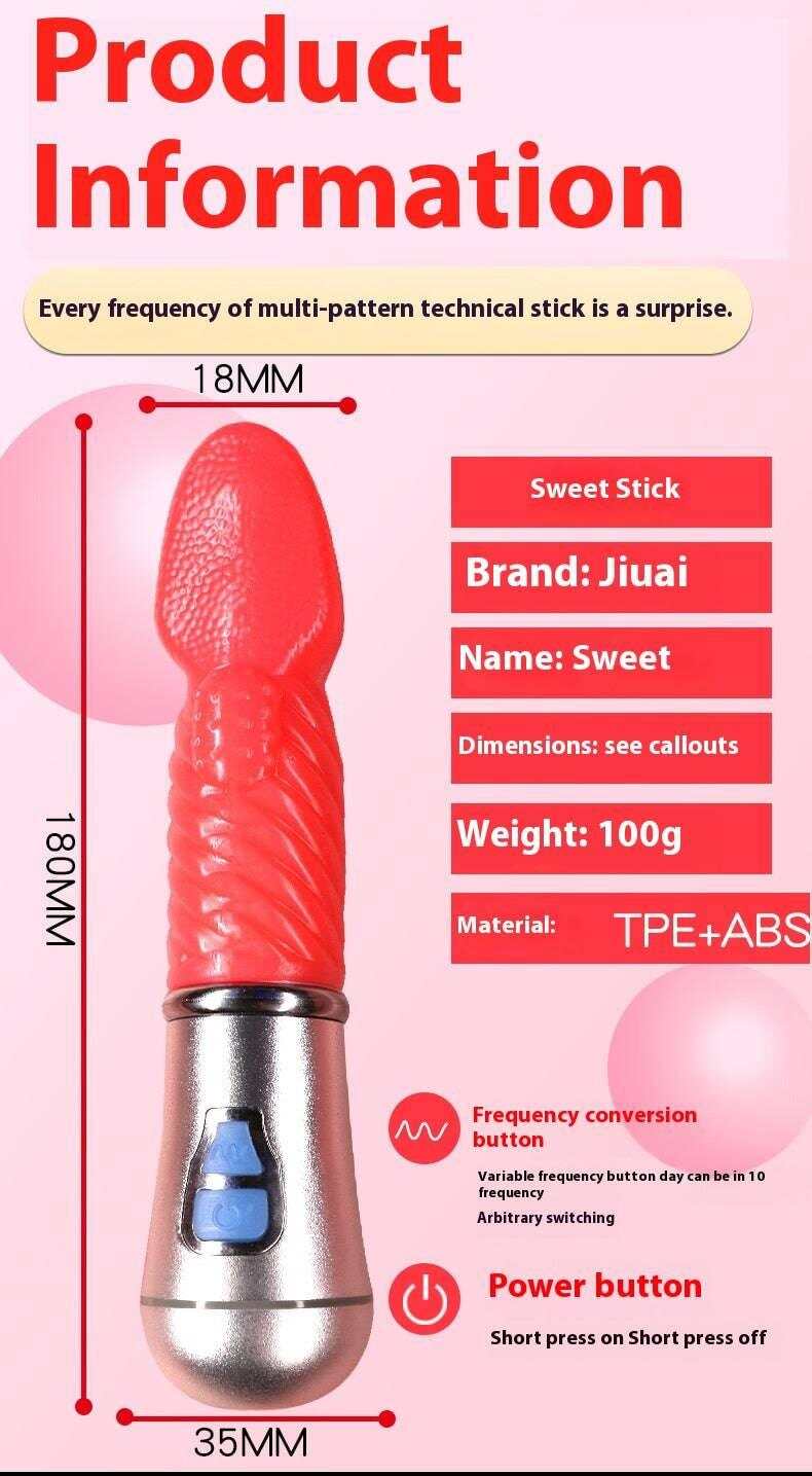 Swinging Tongue Licking Clitoral Vibrator
