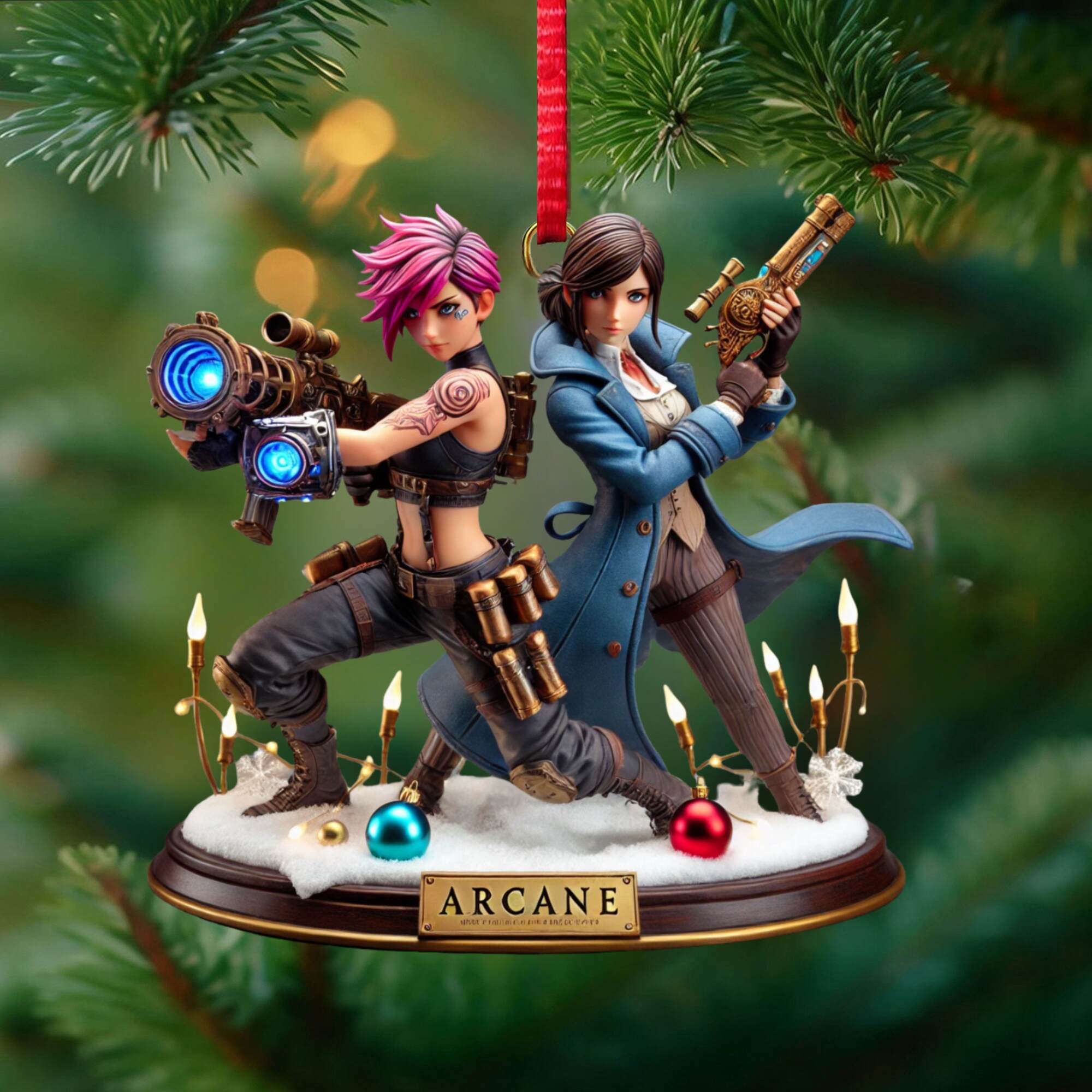 Arcane Christmas Ornaments