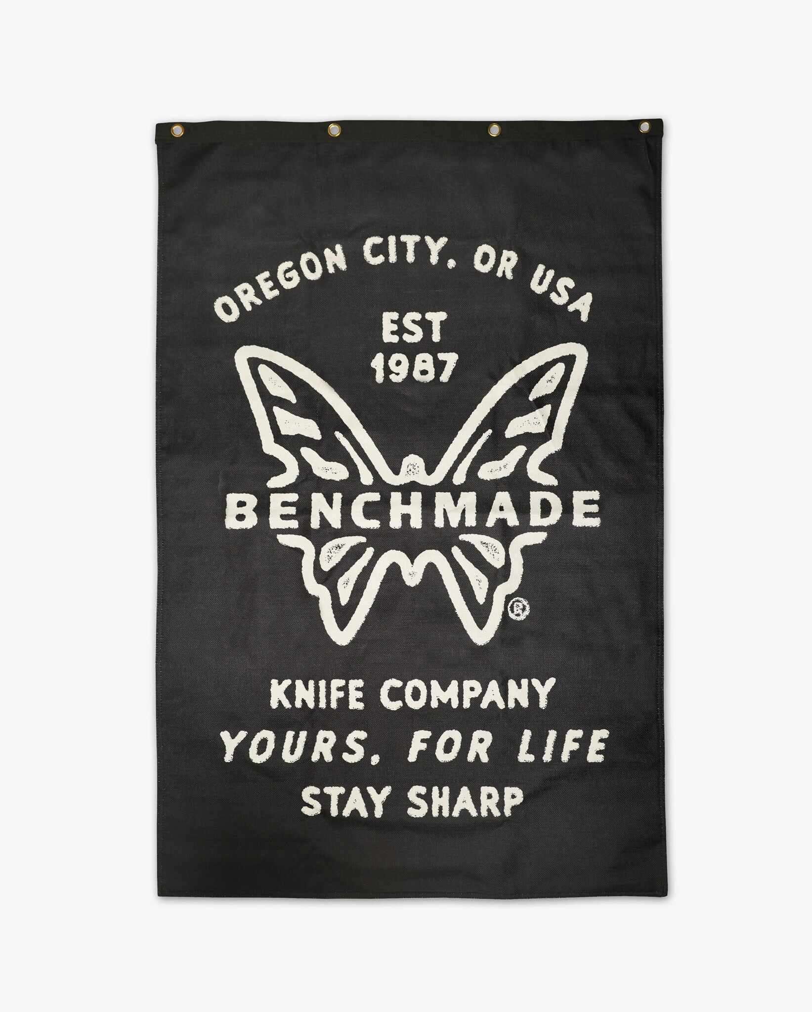 Benchmade Logo Garage Banner | Black