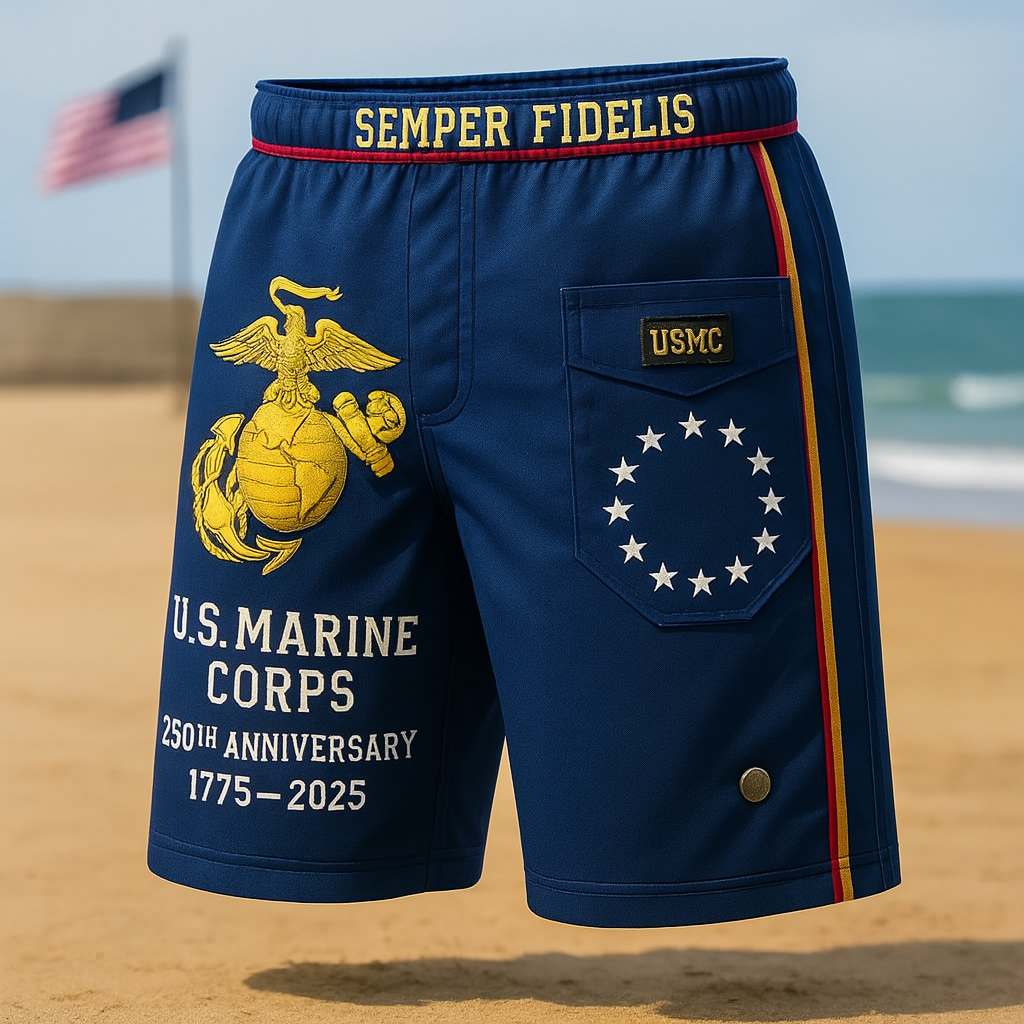 USMC 250th Anniversary Commemorative Shorts – Limited Holiday Drop