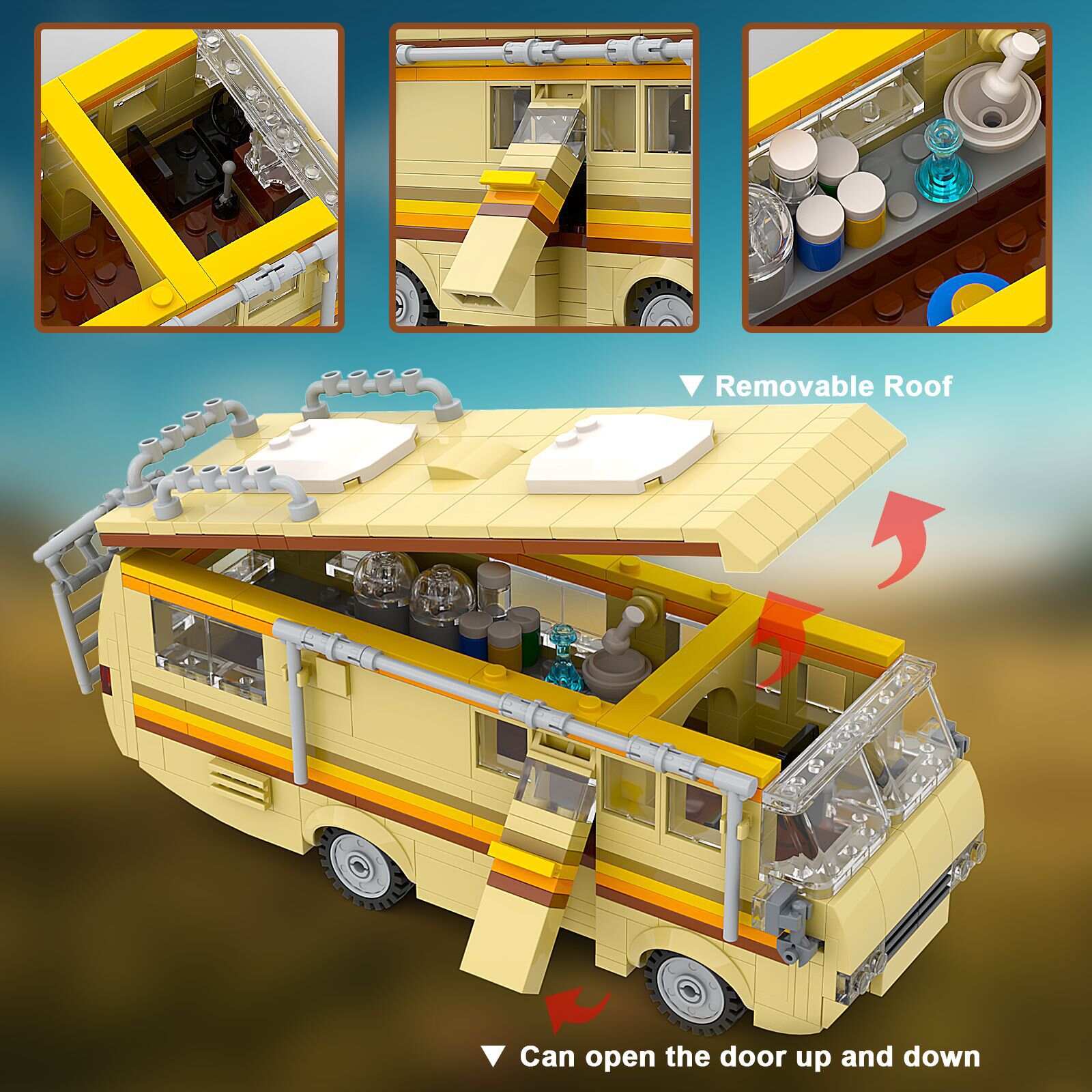 Breaking Bad RV Van Building Block Set