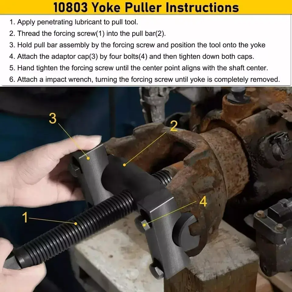 Heavy Duty Yoke Puller Tool For Semi Trucks Class 6-8 Trucks & Equipme