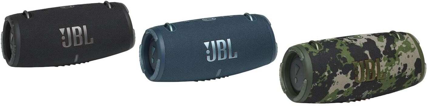JBL Xtreme 3 - Portable Bluetooth Speaker, Powerful Sound and Deep Bass, IP67 Waterproof, 15 Hours of Playtime, Powerbank, PartyBoost for Multi-speaker Pairing (Black)