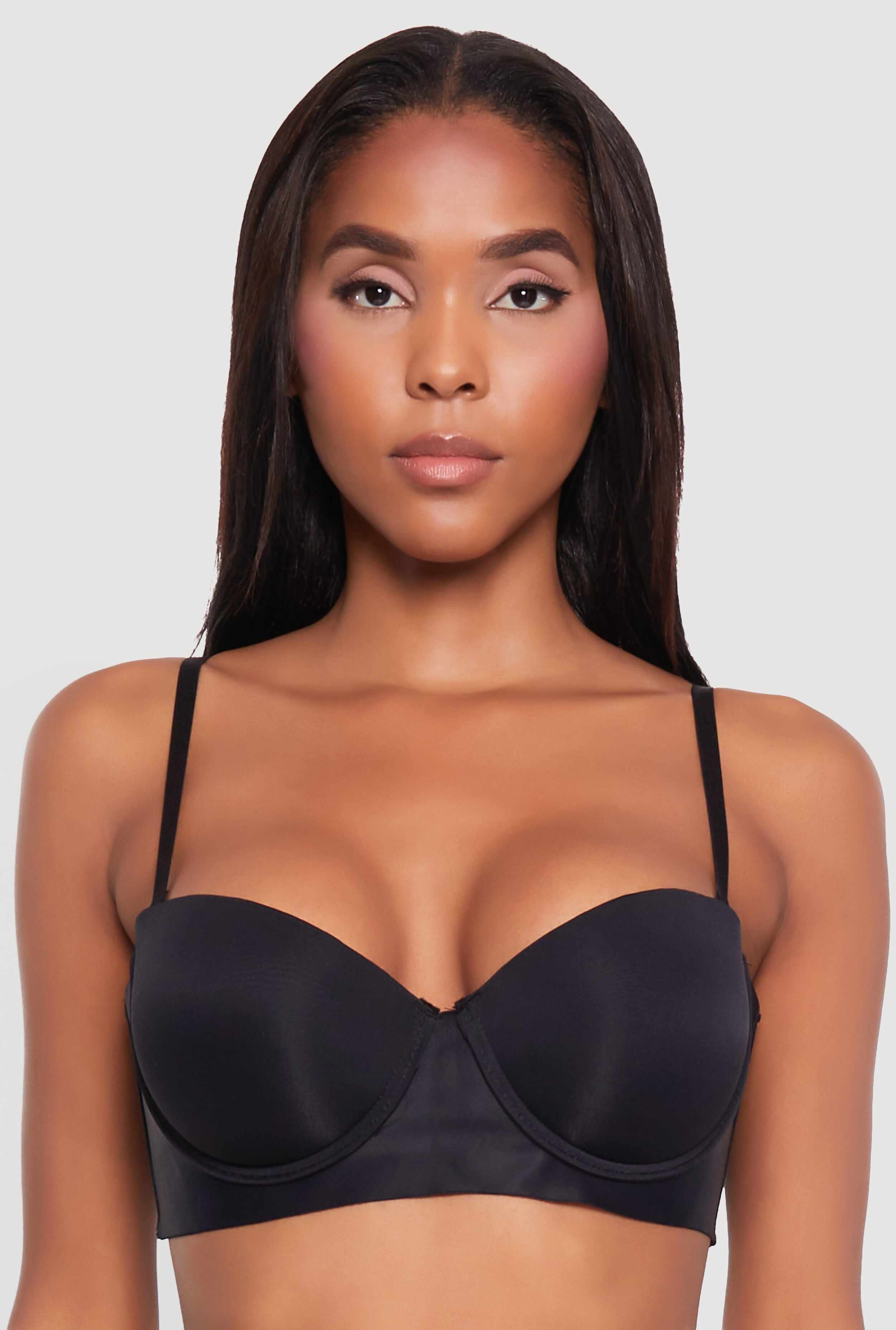 Laser Cut Padded Balconette Bra | Converts to Strapless