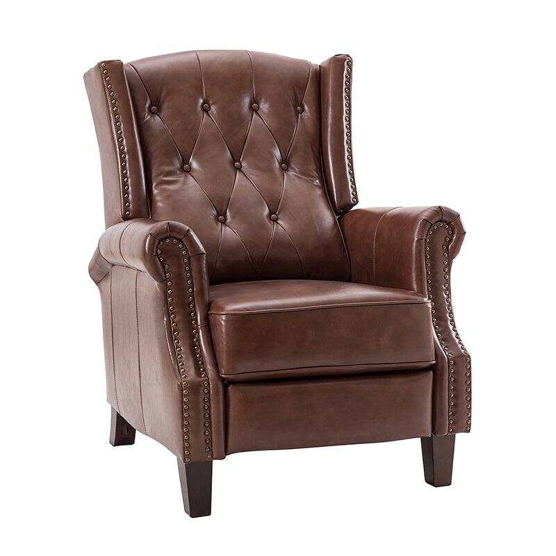 Ryland Genuine Leather Manual Recliner