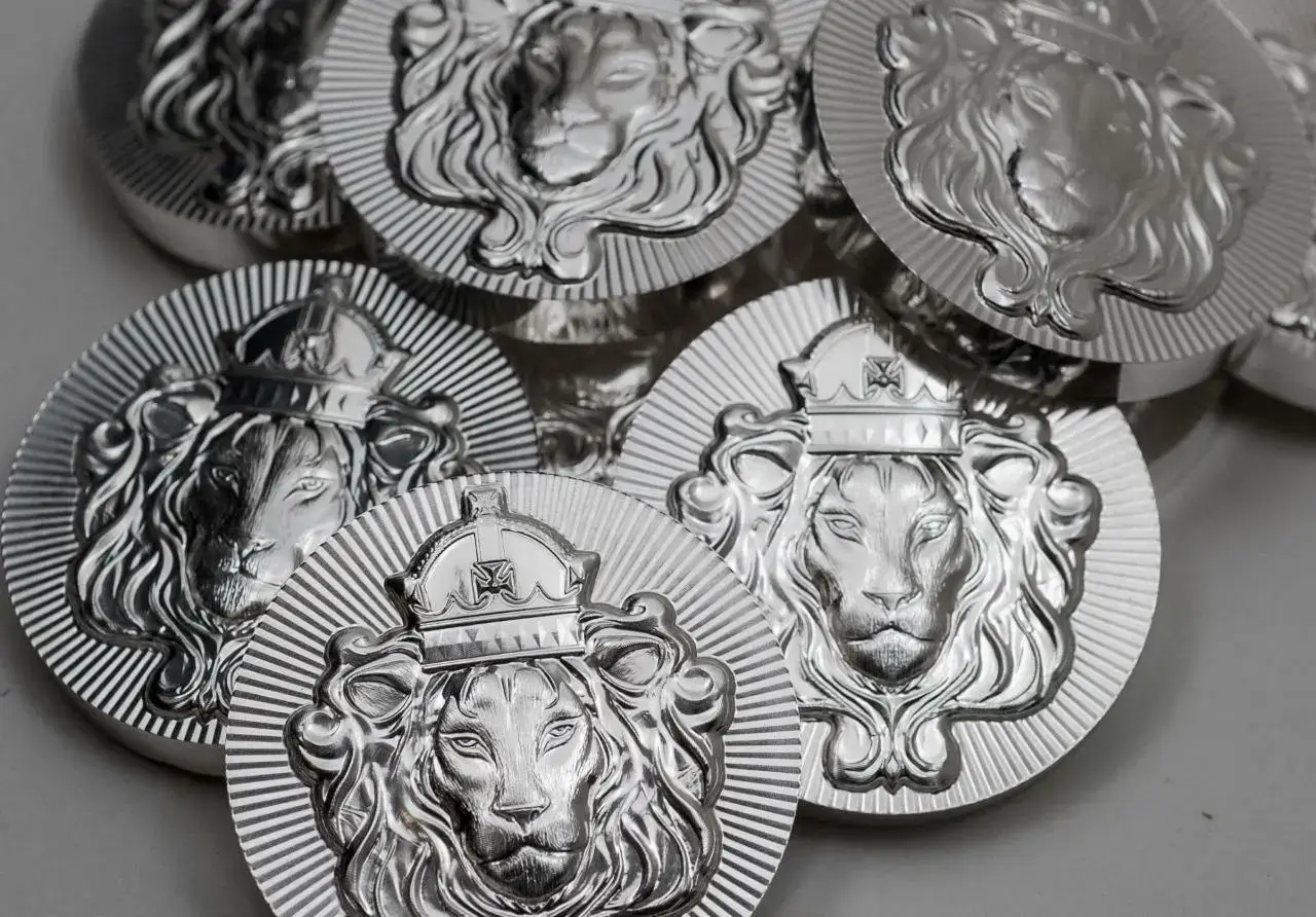 2 oz .999 Silver STACKER ROUND by Scottsdale Mint - 2 oz .999 Silver