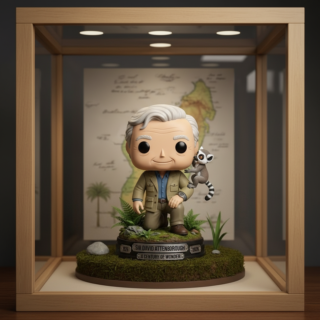 Sir David Attenborough 100th Anniversary Centenary Commemorative POP!