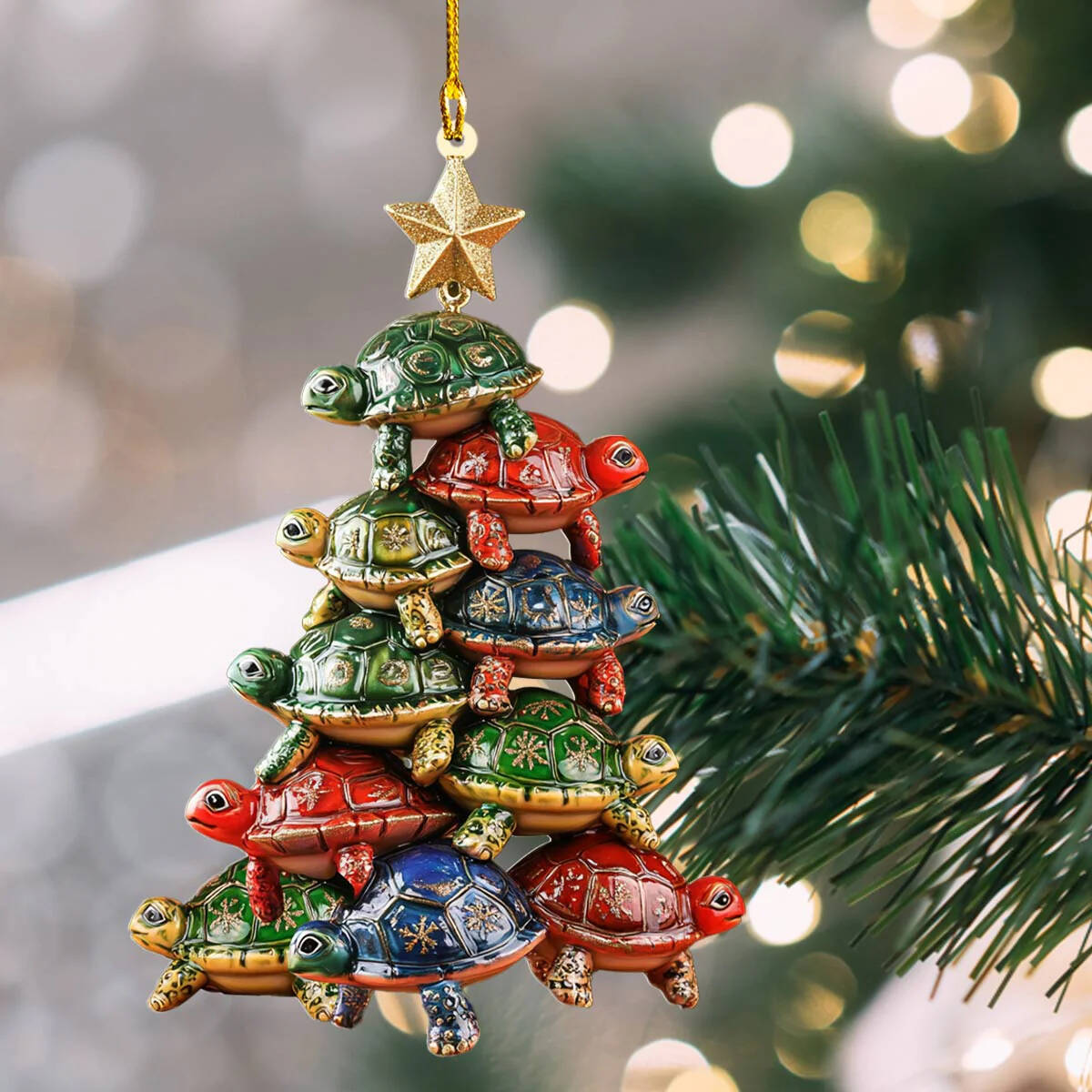 Turtley Merry Christmas Tree