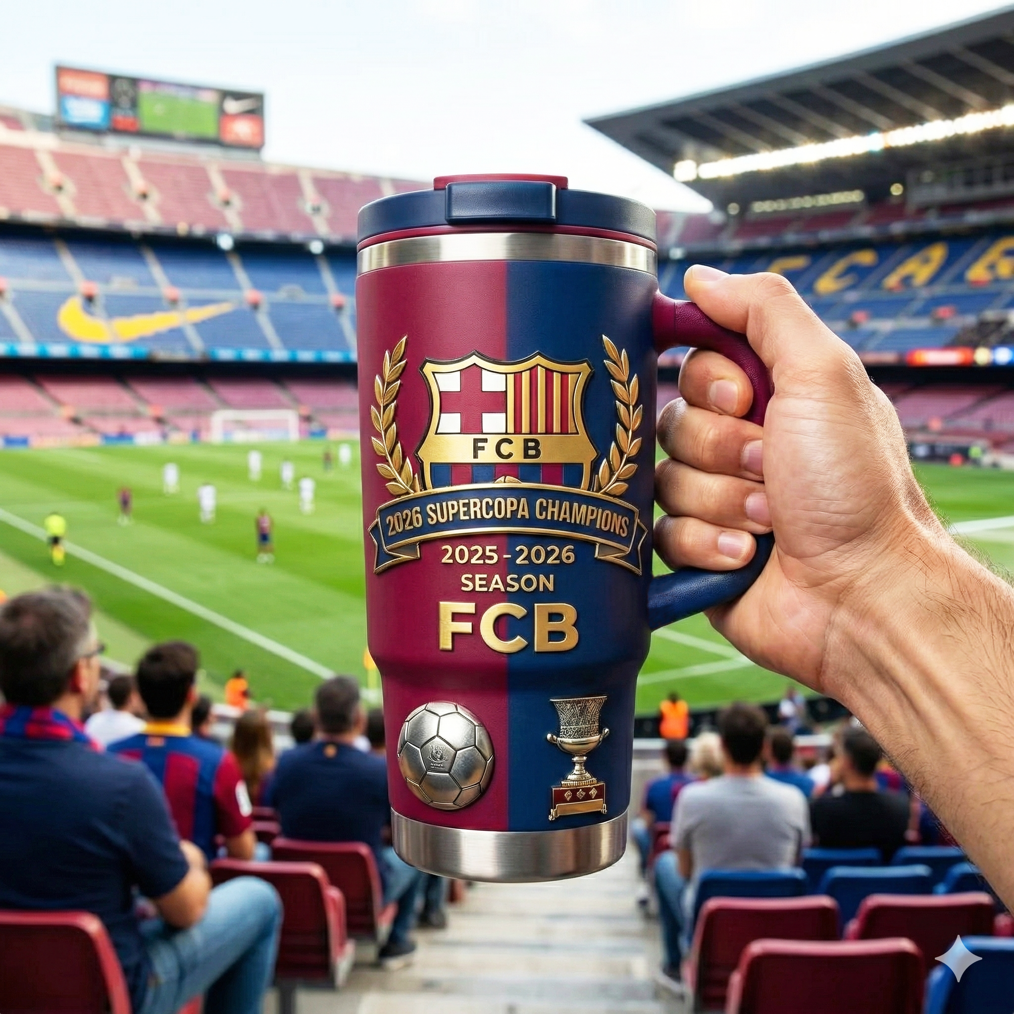 FCB 2026 Supercopa Champions Collector Insulated Tumbler