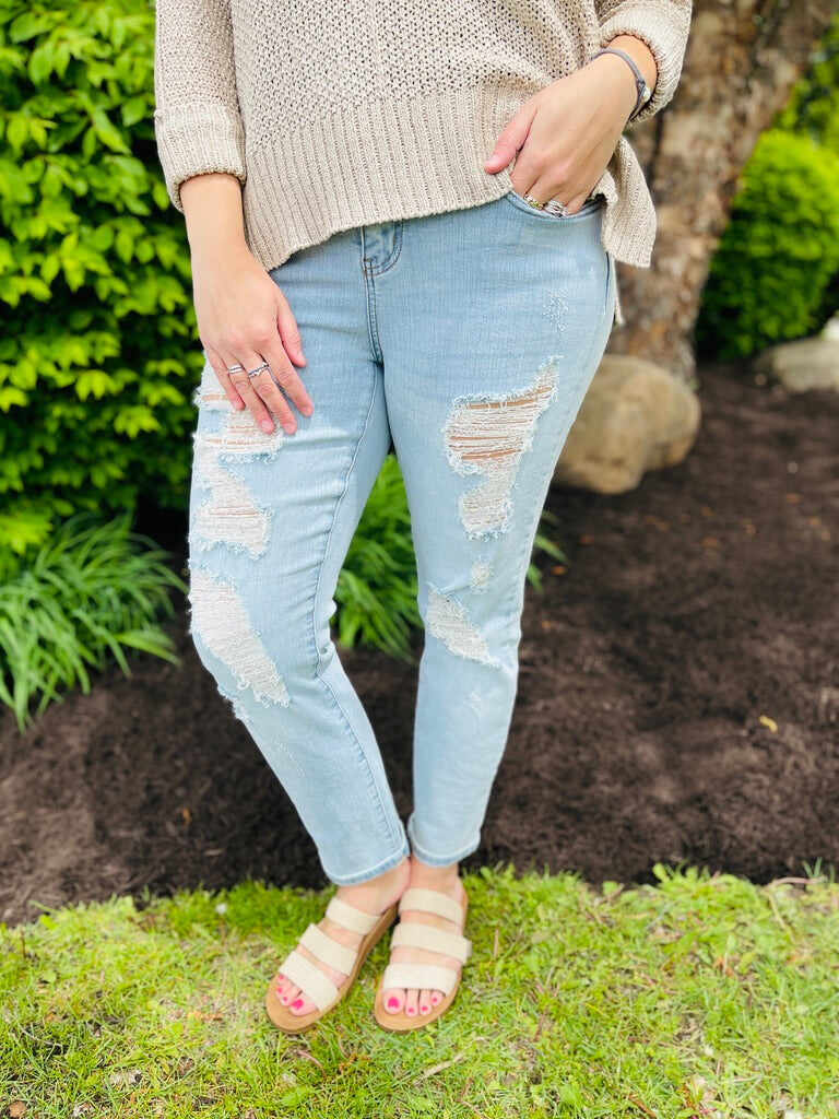 PLUS/REG Be My Boyfriend Jeans
