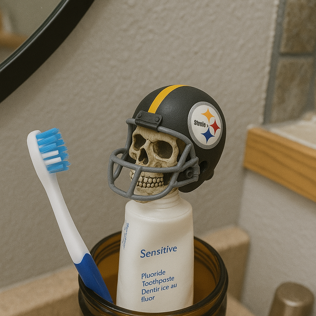 💀🏈NFL Skull Toothpaste Cap