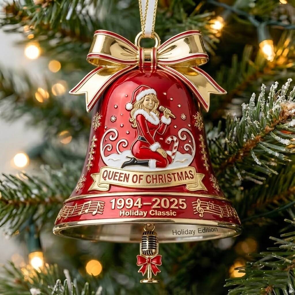 The Queen of Christmas Holiday Bell Ornament