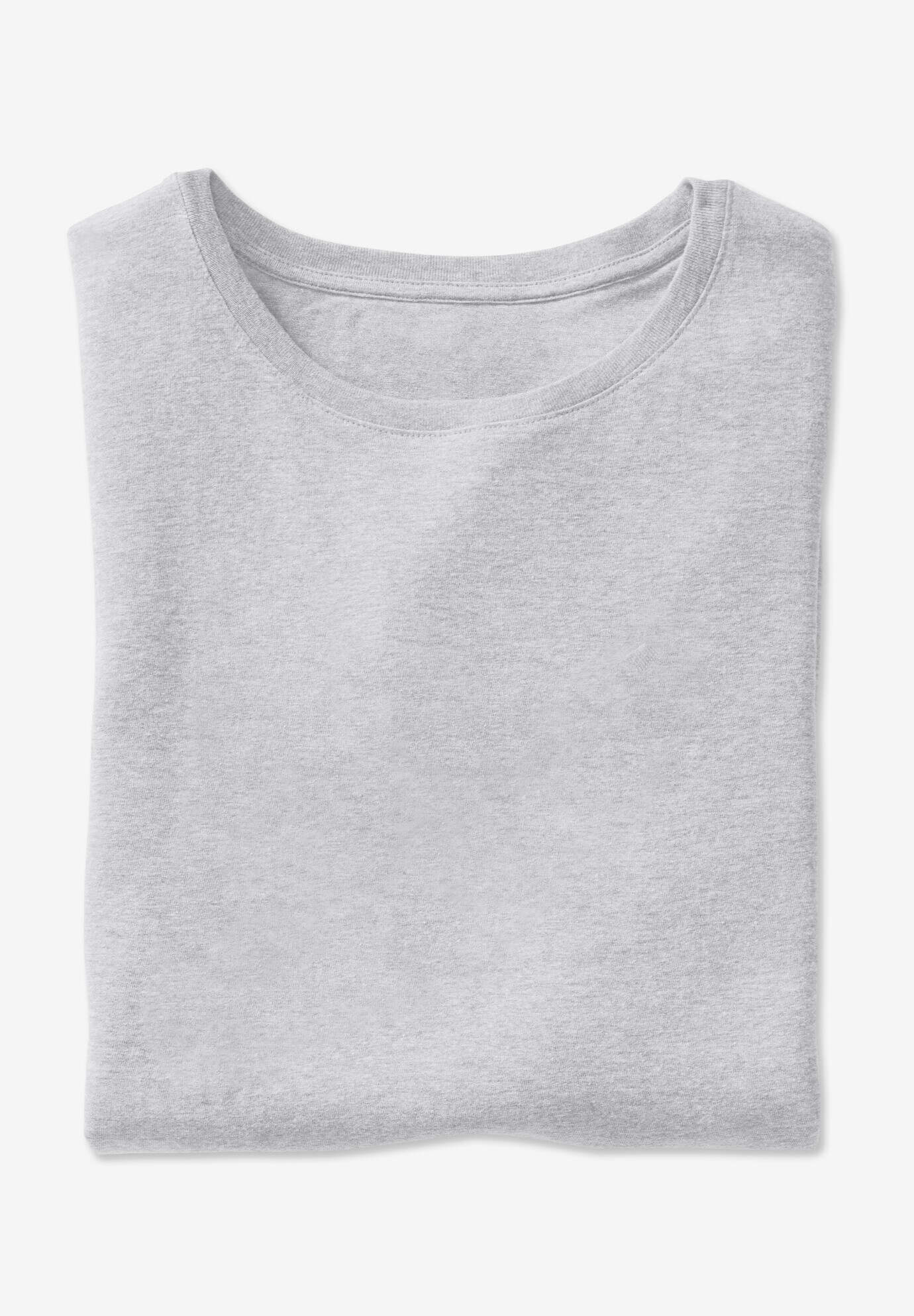 Perfect Printed Long-Sleeve Crewneck Tee