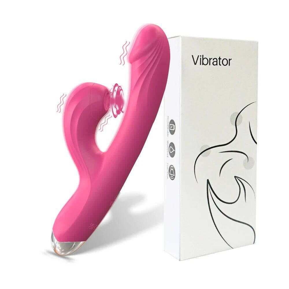 Rabbit Sucker G-Spot Vibrator – 20 Modes, Clit & Vagina Stimulator
