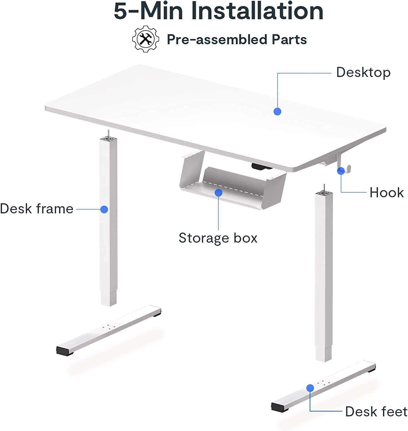 2024 New Electric Lift Computer Desk
