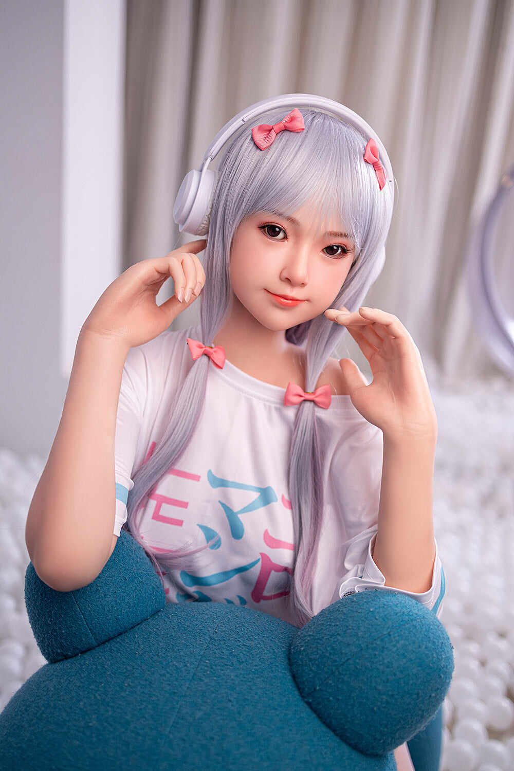 Corrinne 5ft18 / 158cm #30 Head Full Silicone Small Breasts Cute Custom Sex Doll