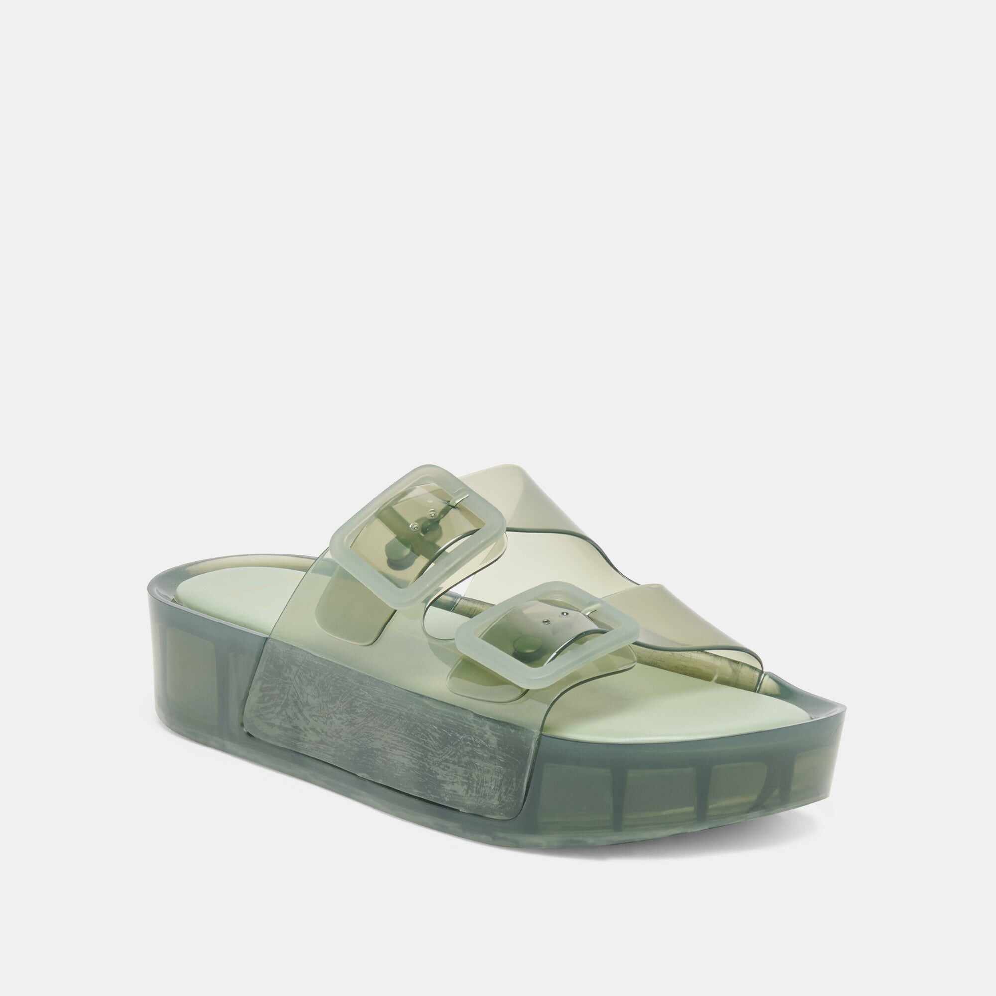 JULIO X SANDALS OLIVE VINYL
