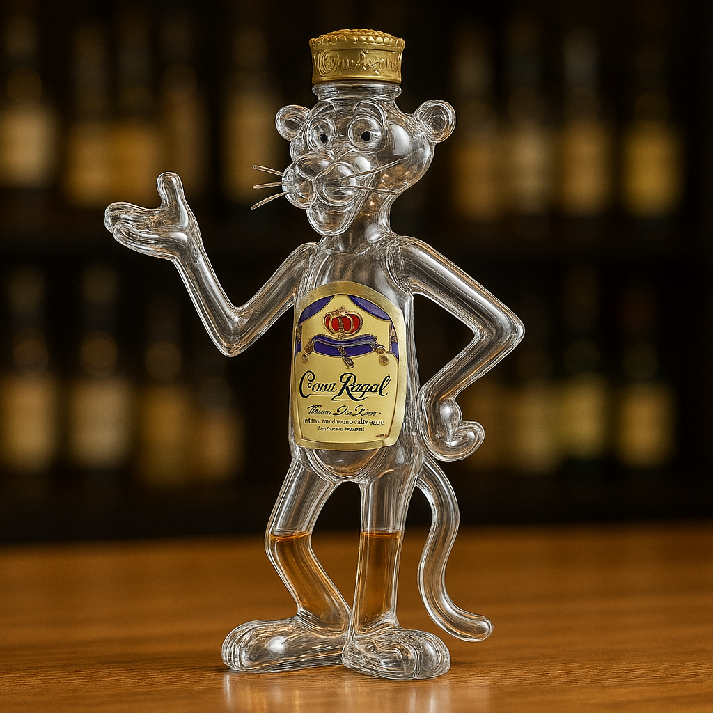 Pink Panther Whisky Bottle