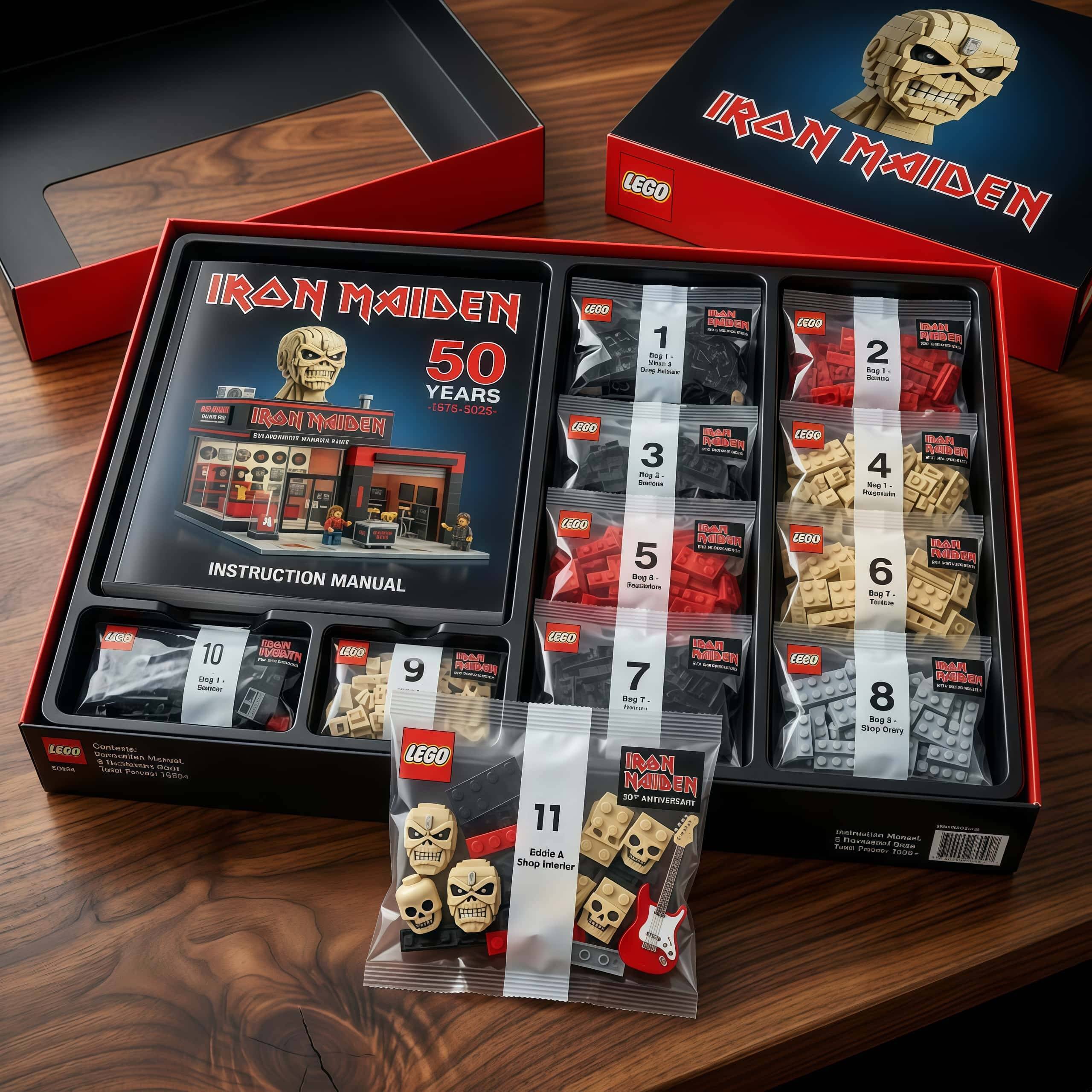 Iron Maiden 50th Anniversary Pop-Up Shop Building Block