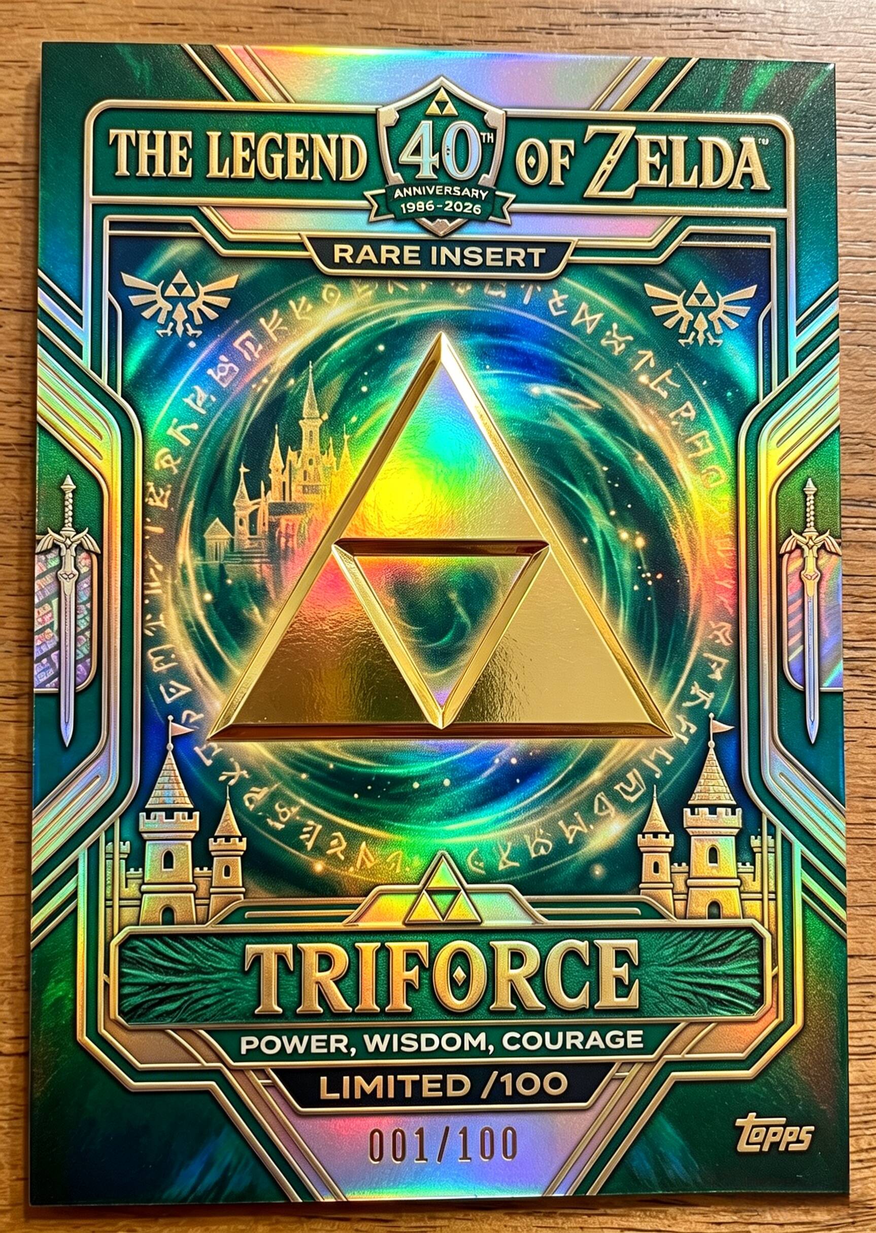 The Legend of Zelda 40th Anniversary Premium Trading Card Box