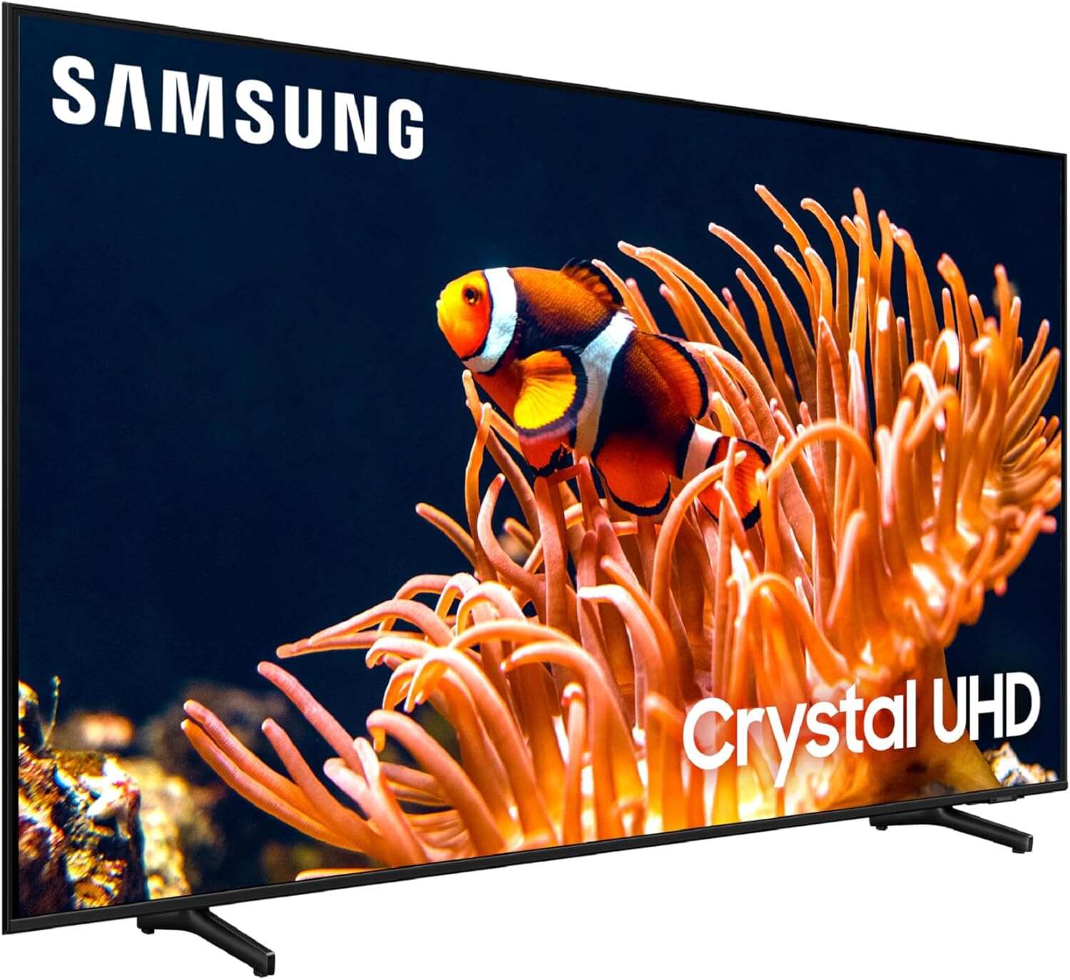 SAMSUNG 65-Inch Class 4K Crystal UHD DU8000 Series HDR Smart TV w/Object Tracking Sound Lite, Motion Xcelerator, Ultra Slim Design, Gaming Hub, Alexa Built-in (UN65DU8000, 2024 Model)