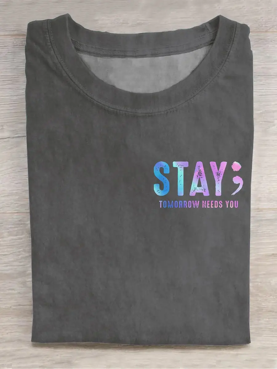 Suicide Prevention Awareness Tomorrow Needs You T-shirt