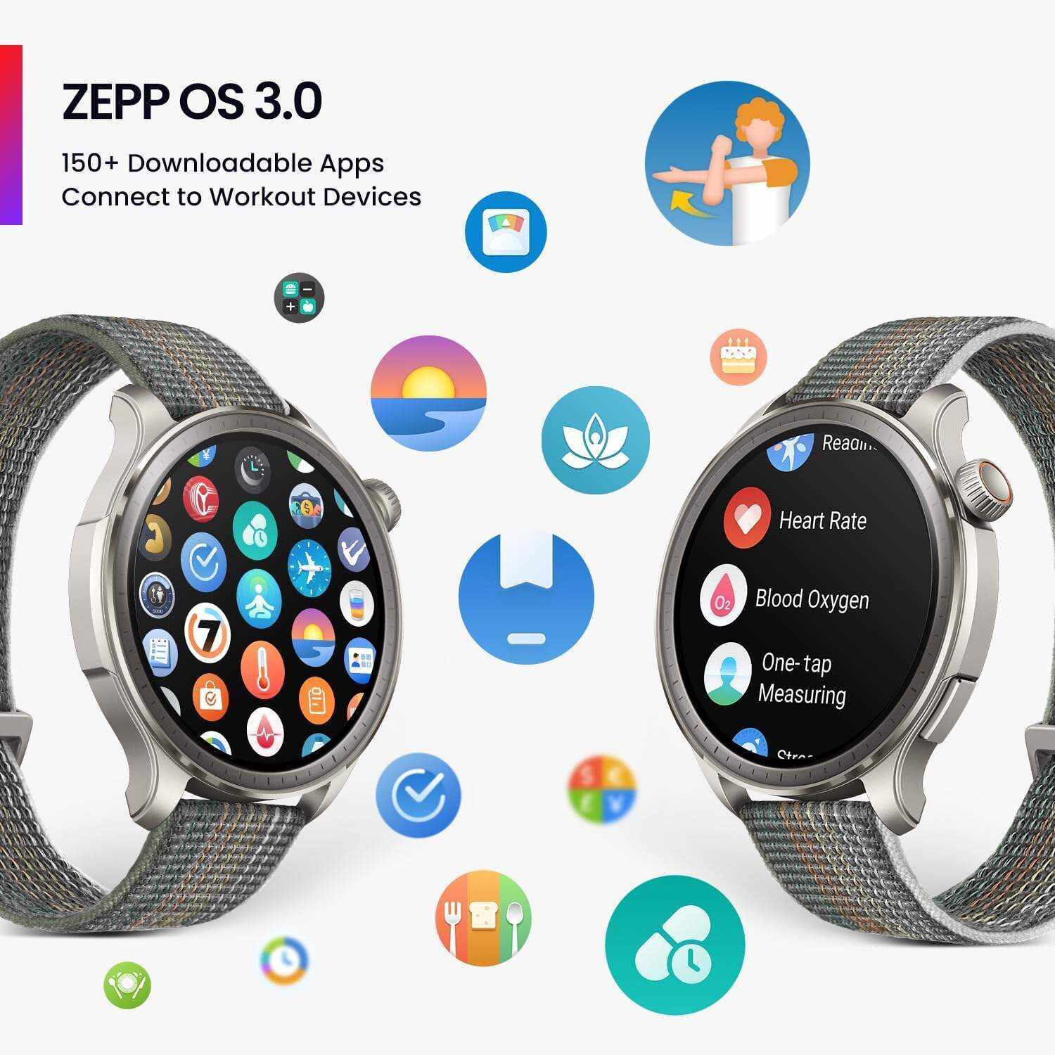 Amazfit GTR 4 Limited Edition Smart Watch for Men Women, Wireless Charging,14-Day Battery Life, Alexa Built-in, Dual-Band GPS & Route Navigation, Strength Exercise Recognition, Answer/Make Calls