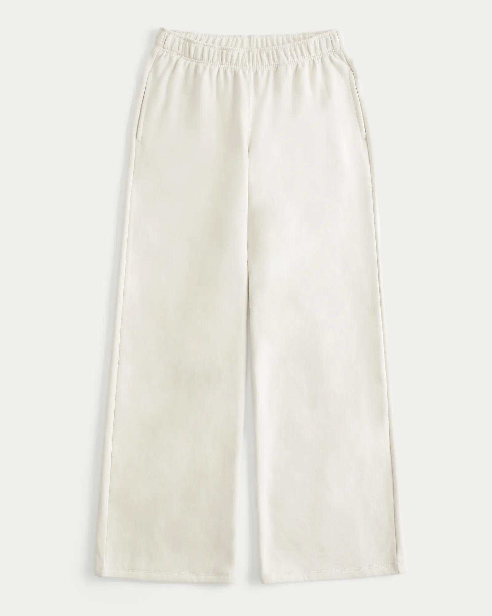 Wide-Leg Sweatpants