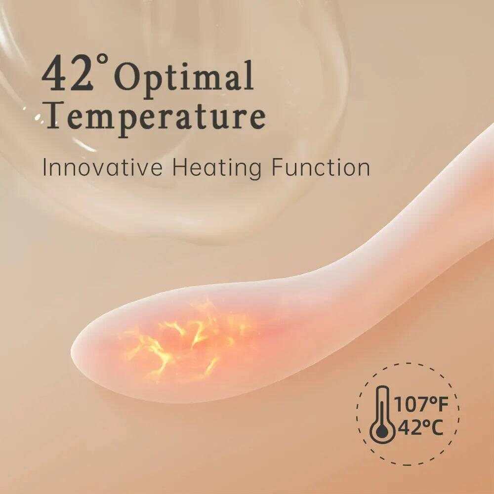 DRY WELL G-Spot Heating Rose Vibrator: Clitoral & G-Spot Stimulation