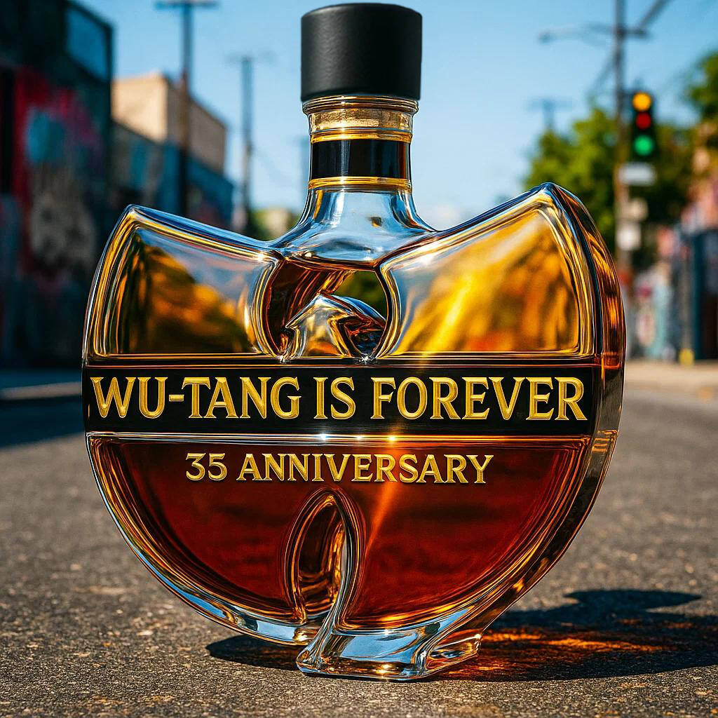 Wu-Tang Clan 35 Anniversary Whiskey Bottle