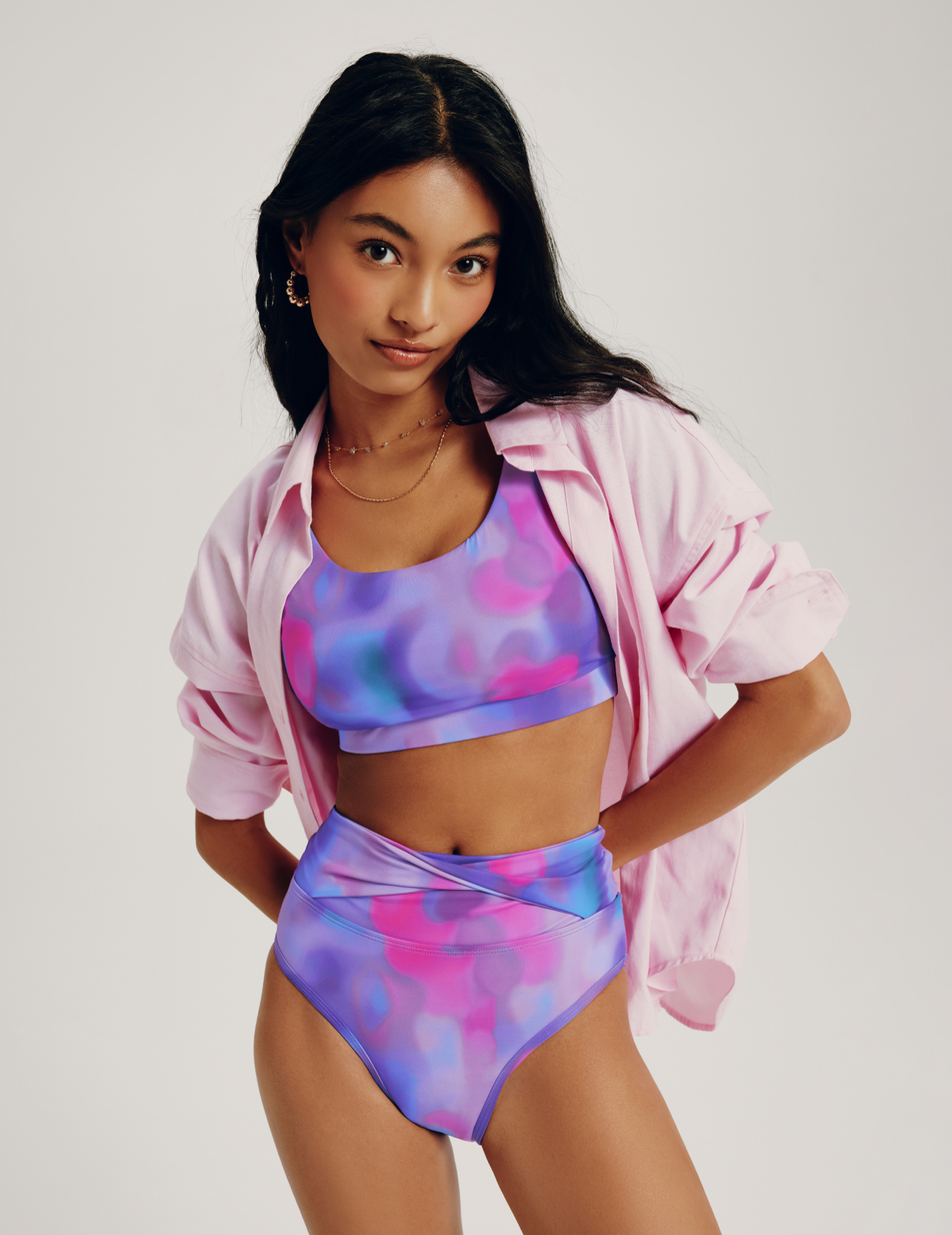 Teen Period Swim Twist High Rise Bikini Bottom