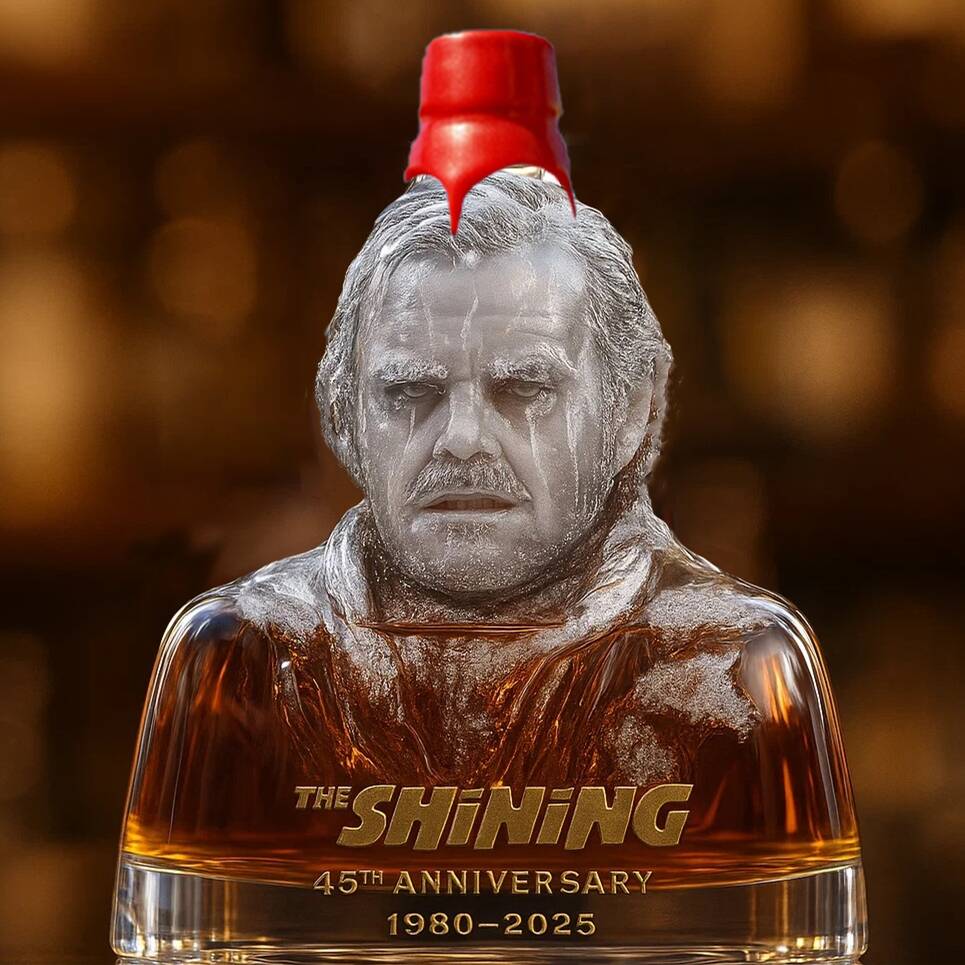 The Shining 45th Anniversary Whisky Bottle