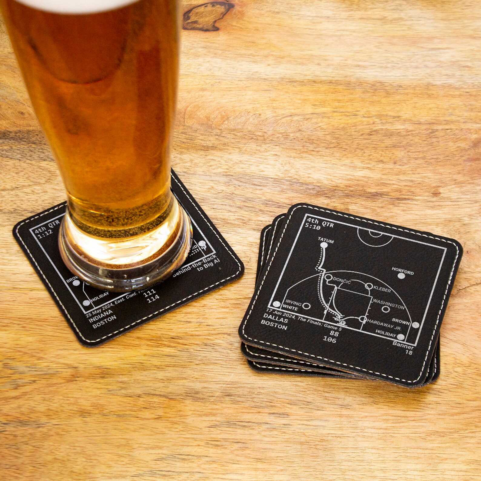 Boston Celtics Greatest Plays Coasters